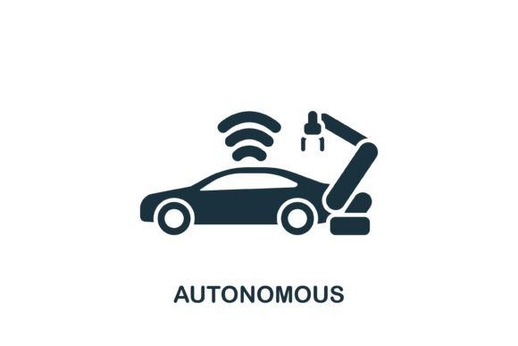 Autonomous Icon: A Versatile AI Symbol for Modern Design