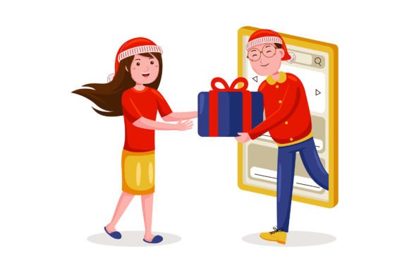 Christmas Online Shopping Vector Pack 05: Your Ultimate Design Solution