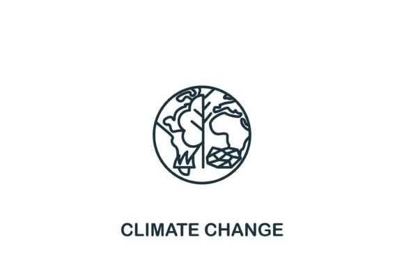 Climate Change Icon: A Versatile Design Element