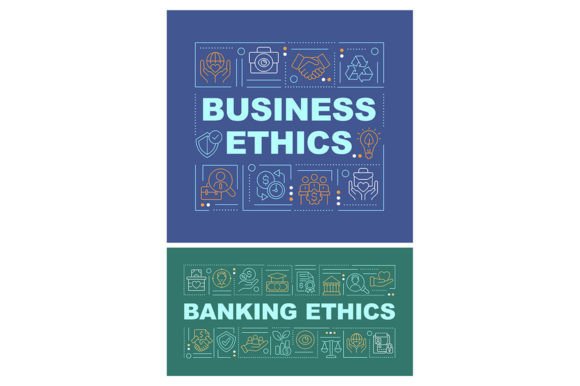 Ethics Word Concept Banner Set: A Versatile Tool for Visual Communication