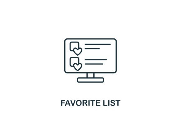 Explore the Versatile Favorite List Icon