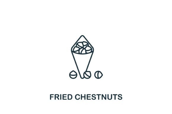Explore the Versatile Fried Chestnuts Icon