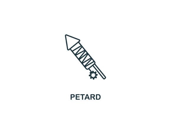 Simple and Stylish Petard Icon for Design