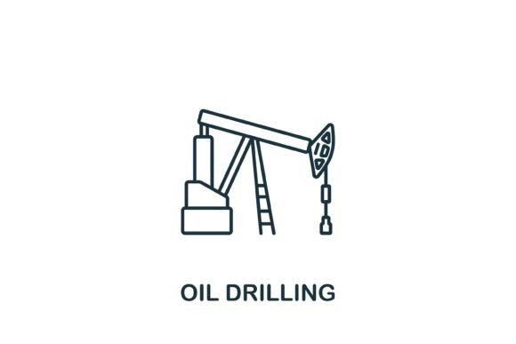 Streamline Your Design with Oil Drilling Icon